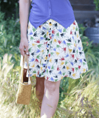 Image 2 of Hiking Skirt in Floraison or Songbird