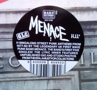 Image 2 of MENACE - "G.L.C. - R.I.P." LP