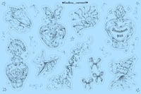 Image 4 of ⟡"Glass & Salt" sticker sheet⟡