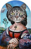 "Renaissance Portrait of a Cat"