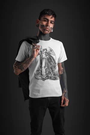 Image of Saint Michael Slaying the Dragon T-Shirt