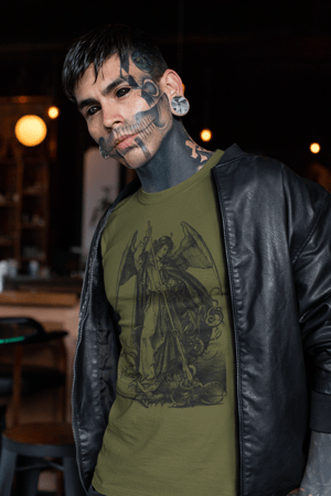 Image of Saint Michael Slaying the Dragon T-Shirt