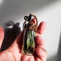 Sweetgrass + Copper Fairy Pendant Necklace