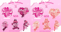 Image 2 of Bloody Valentine! - PRE-ORDER! - A Hazbin Hotel Fan Pin Collection!