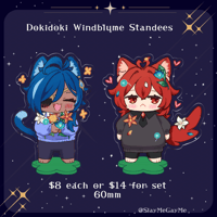 Dokidoki Windblume Acrylic Stands Preorder