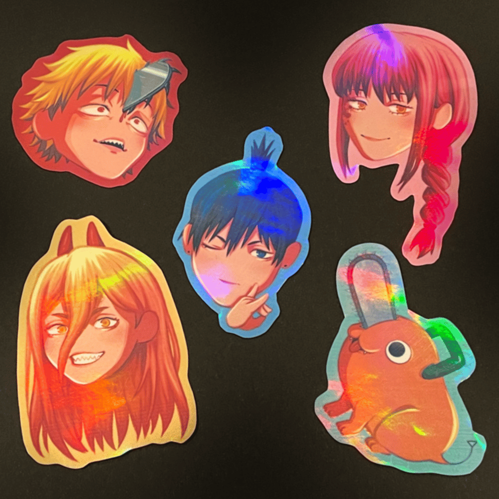 Image of Chainsaw Man Stickers