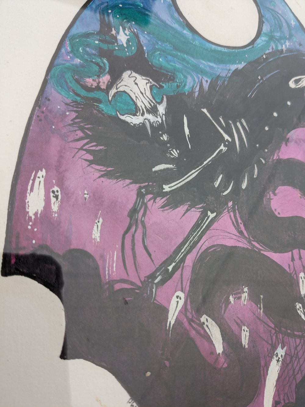 Image of watercolor planchette summoner