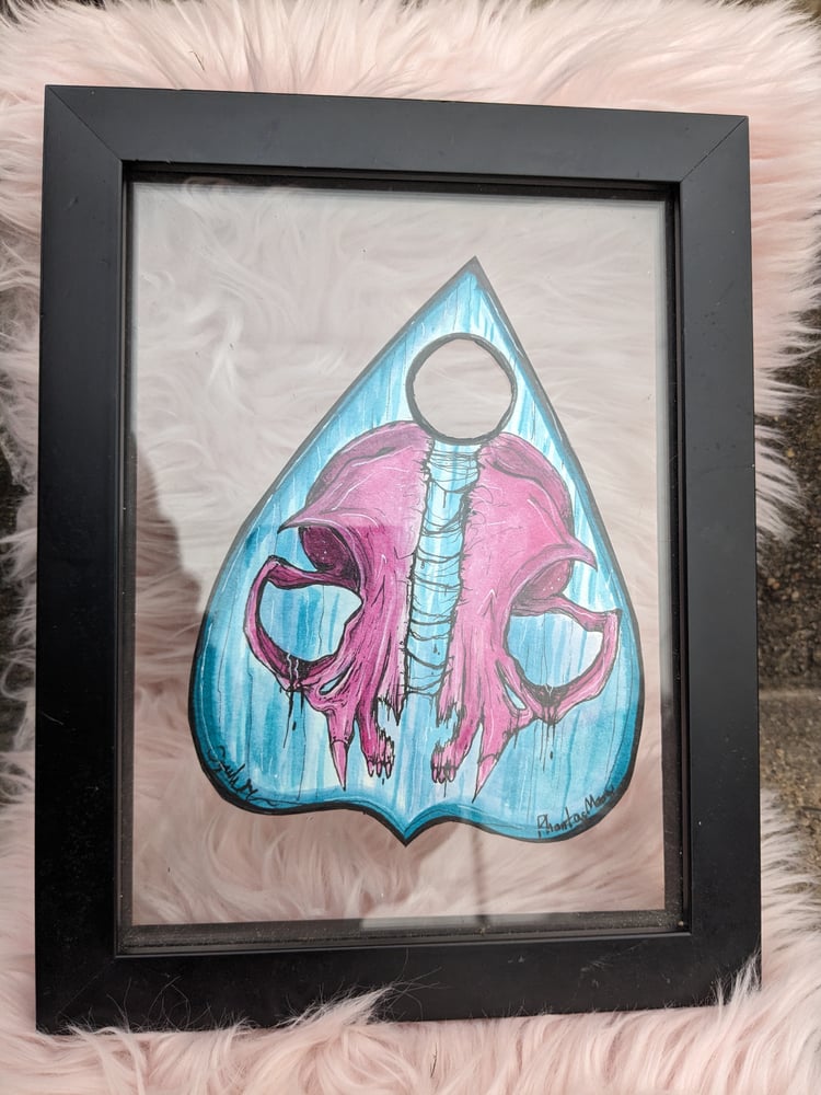 Image of floating planchette watercolor