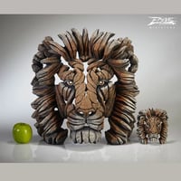 Image 2 of Edge Sculpture "Lion Bust Miniature (Savannah)"