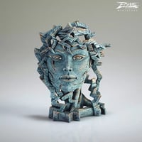 Image 1 of Edge Sculpture "Venus Bust Miniature (Teal)"
