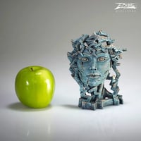 Image 5 of Edge Sculpture "Venus Bust Miniature (Teal)"