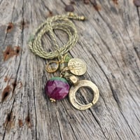 Image 3 of Ruby Zoisite Moon