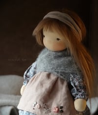 Image 3 of Tamara a 12" OOAK natural fiber art doll  RESERVED FOR M.