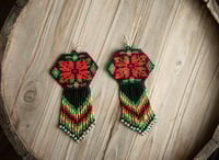 Image 2 of Big Flores earrings 
