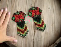 Image 4 of Big Flores earrings 