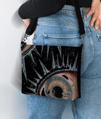 Image 1 of Sad Eyes - Gothic Cross-Body Purse