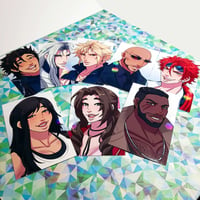 Image 2 of Final Fantasy 7 Stickers and Photocards