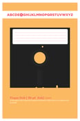 Image of Alphabytes: F is for Floppy Disk Poster