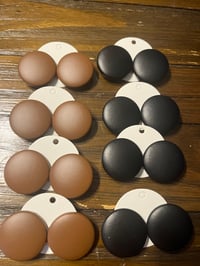 Image of Large Button Earrings 