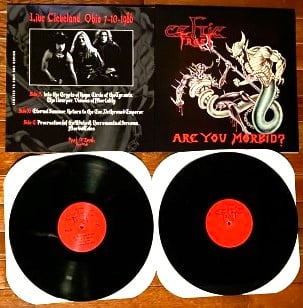 CELTIC FROST - ARE YOU MORBID 12" DOUBLE LP