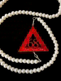 Image 4 of Personalized Pyramid Pearl set \ Landyard 