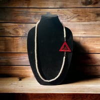 Image 1 of Personalized Pyramid Pearl set \ Landyard 