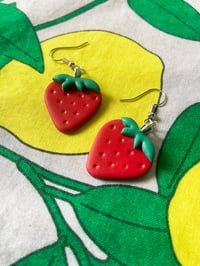 Image 3 of strawberry earrings