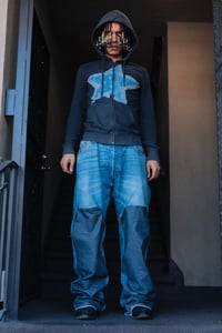 Image 2 of INSIDE JOB ODARO COLLECTION 501 LEVI DENIM JEANS