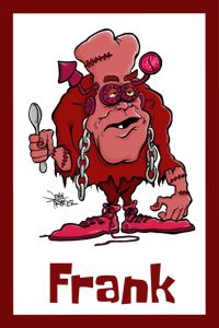 "Frank" Cereal Killers Postcard