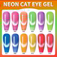 Image 1 of C&M NEON  CAT EYE GEL COLLECTION