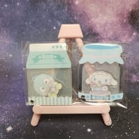 Sanrio Japan Milk Bottle Carton Acrylic Keychain