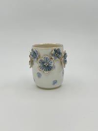 Image 4 of Sapphire Blue Floral Vase (bud)