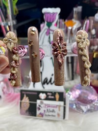 Image 3 of BUTTERFLY 🦋 GLITTER FLOWER SET 