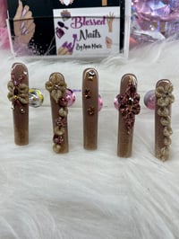 Image 2 of BUTTERFLY 🦋 GLITTER FLOWER SET 