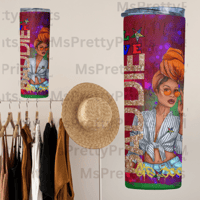 Image 2 of OES Baddie Personalized Tumbler; OES Tumbler; Order of Eastern Star; Eastern Star Tumbler; OES acces