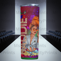 Image 1 of OES Baddie Personalized Tumbler; OES Tumbler; Order of Eastern Star; Eastern Star Tumbler; OES acces