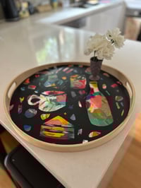 Image 5 of Hand painted timber trays 
