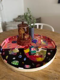 Image 8 of Hand painted timber trays 
