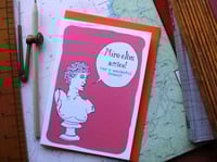 Image 1 of Hermes - 'For a Wonderful Friend!' - Greeting Card - Story on Back