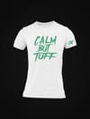 Calm But Tuff “Calm It” Polyester (white/green)