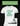 Calm But Tuff “Calm It” Polyester (white/green)
