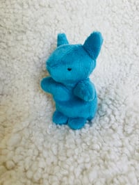 Image 2 of Sky Blue Plush Cat