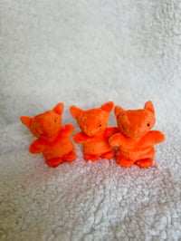 Image 1 of Bright Orange Plush Cat