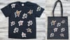 Abstract Stars T-Shirt and Tote Bag Set - 4 Unique Star Design - Randomized Print