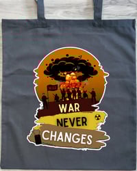 Image 2 of War Never Changes Military Pre-War Tote Bag - Fallout Inspired Carryall