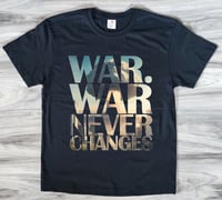 Image 2 of War Never Changes T-Shirt and Tote Bag Set - Fallout Inspired Men's and Women's Tee + Tote