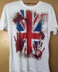Image 4 of Zombie Apocalypse UK Flag Sublimation T-Shirt - Various sizes for Both Men and Women