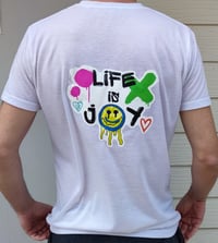 Image 3 of Life is Joy Graphic Tee - Inspirational Quote T-Shirt - Men's and Women's Sizes
