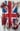 Zombie Apocalypse UK Flag Sublimation T-Shirt - Various sizes for Both Men and Women