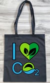 I Love CO2 Tote Bag - Global Awareness CO2 is Life - Fight the Narrative, Spread the Word about CO2
